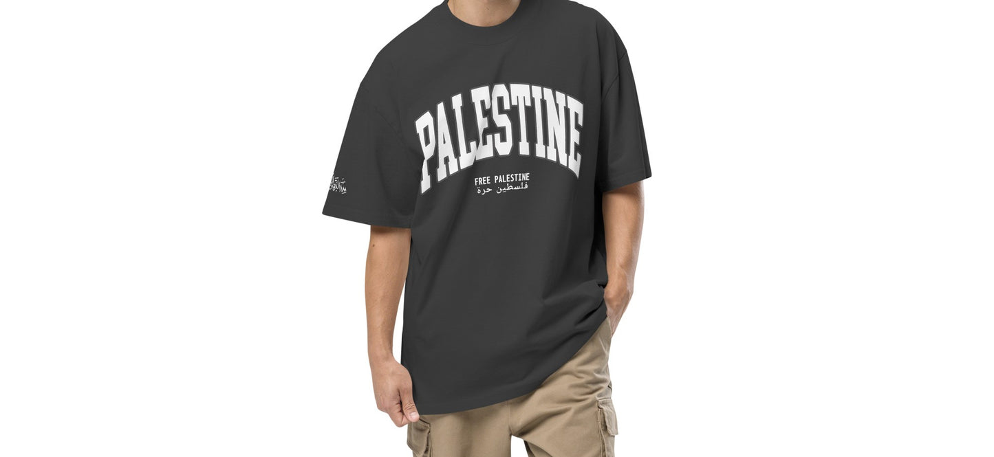 Limited oversized t-shirt - Palestine college by Netwalker13 X @myworld_sarah