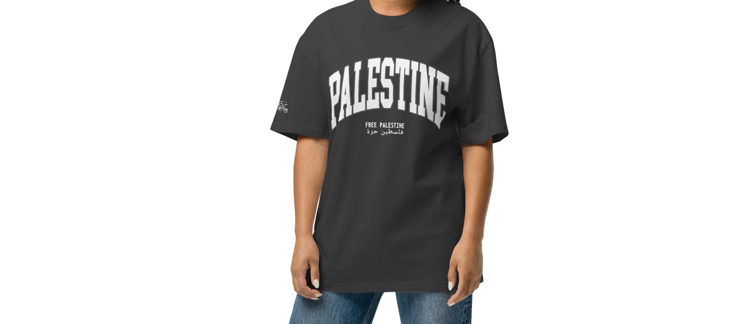 Limited oversized t-shirt - Palestine college by Netwalker13 X @myworld_sarah